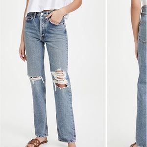 Agolde Lana backdrop